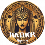 Logo Hathor Agency, lleva al inicio